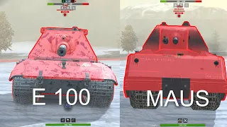 ЧТО ЛУЧШЕ МАУС или Е-100 Wot BLITZ