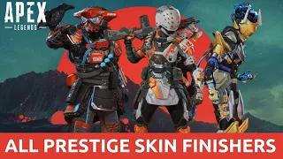 All Prestige Skin Finishers - Apex Legends Season 15 (Bloodhound/Bangalore/Wraith)