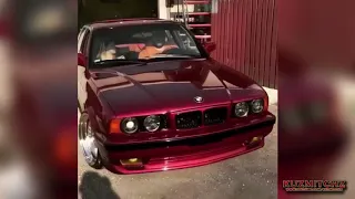 Best of BMW E34   BURNOUT, DRIFT, REVS!