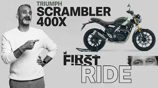 Triumph Scrambler 400X First Impressions | MotorInc First S01E16