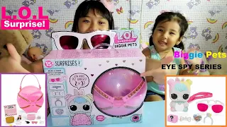 Unboxing LOL Surprise Biggie Pets | Eye Spy Series