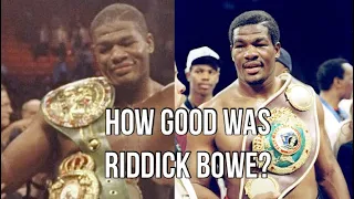 How Good Was Riddick Bowe Actually? - The Most Underrated Heavyweight of all time?