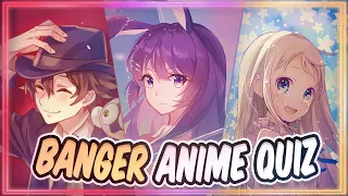 ANIME OPENING + ENDING QUIZ [Super Easy - Super Hard] | 50 BANGER OPS AND EDS