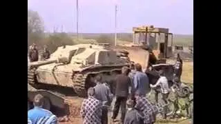 Подъем немецкой САУ StuG 40 Как новыи!!!