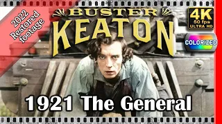 Full movie: The General (1926) ft Buster Keaton [Colorized 50fps 4k]