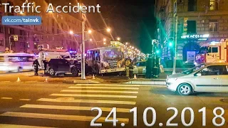 Подборка аварий и дорожных происшествий за 24.10.2018 (ДТП, Аварии, ЧП, Traffic Accident)