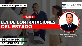 CURSO: LEY DE CONTRATACIONES DEL ESTADO - 2024