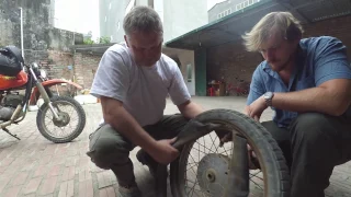 Riding a Minsk in Vietnam