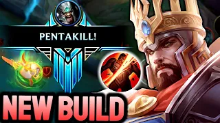 TRYNDAMERE PENTAKILL ON GRANDMASTER!? (S RATING) GIANT SLAYER BUFFED IS META - Tryndamere Wild Rift