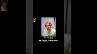 Hyunjin and Stay Facetime | Stray kids #hyunjin