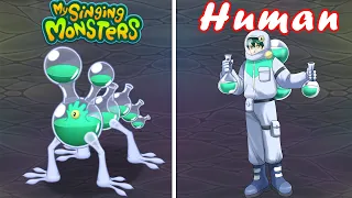ALL MY SINGING MONSTERS BUT HUMAN VERSION | ALL MONSTERS ETHEREAL WORKSHOP : X'RT, FLASQUE [Draw]