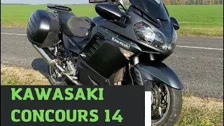 Kawasaki concours 14. Три года эксплуатации