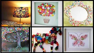 40+ Awesome Button Art & Craft Ideas for Home Decoration.