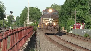 Realistic Day by the Tracks On a Good Day!  Lehigh Valley Line!!! Bound Brook, NJ