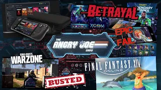 AJS News - XCOM Mobile Game Angry Rant!, Steam Deck, Aim Bot Shutdown, New Warzone Stuff, FF14 Crash