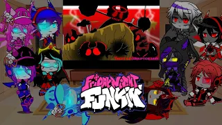 ||Gacha Club|| Transformers react to ||FNF|| TRICKY ARMY VS THE C. ARMY (part 3) @miki_mikochan7255