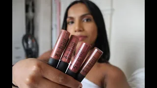 NYX Soft Matte Lip cream swatches and review: THE BEST EVERYDAY LIPSTICK FOR BROWN SKIN | BY NAMI