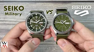 ดีกว่าตรงไหนบ้าง?  เทียบ เก่า - ใหม่ Seiko 5 Sports Military - Wimol Tapae