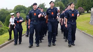 Surge in new ratings joining the Royal Navy sees some new recruits being trained at Dartmouth