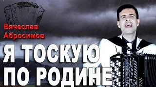 Я тоскую по родине - поет баянист Вячеслав Абросимов