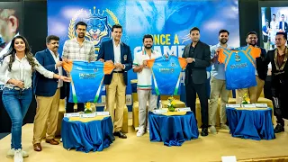 Suresh Raina, RP Singh, Rahul Sharma and team owners unveils ‘India Champions’ official jersey