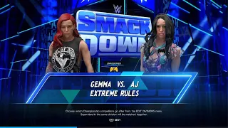 AWA Friday night smackdown: gemma vs AJ