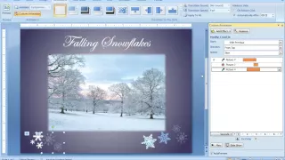 How to make Falling Snowflakes in PowerPoint 2007