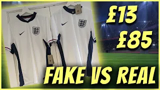 FAKE VS REAL England football shirt Review