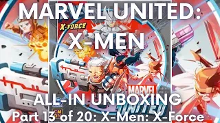 Unboxing ALL of Marvel United!! (13/20) | X-Men: X-Force