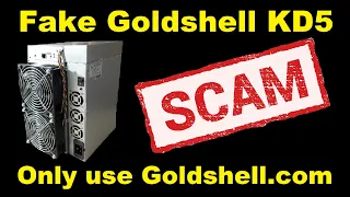 Goldshell KD5 Miner New Twiiter is SCAM  / RIPOFF ~ Buy a KD5 KDBox on Goldshell.com