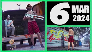 The Gun Van location & Street Dealers today March 6 2024 in GTA 5 (NO RAILGUN week)