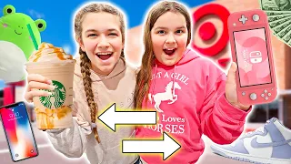 GOING SHOPPING FOR EACH OTHER CHALLENGE!! | JKREW