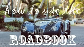 How to use the Roadbook - Australia Classic 2015