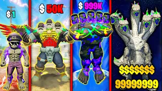 SHINCHAN UPGRADING $1 BLACK HULK to $1,000,000,000 in GTA 5!