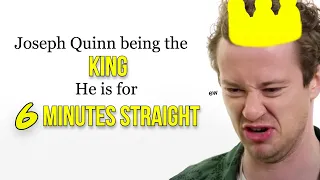 Joseph Quinn being the king he is for 6 minutes straight