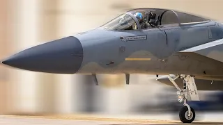 F-15 Eagle Fighter Jet Take Off and Landing • F-16 Fighting Falcon Take Off