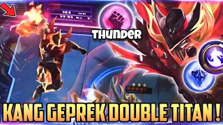 COMBO ALDOUS DOUBLE TITAN MODE 500 STACK ❗ MAGIC CHESS MOBILE LEGENDS TERBARU