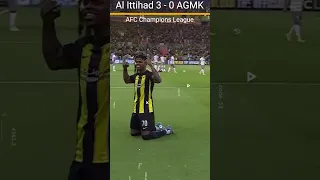 Al Ittihad 3 - 0 AGMK AFC Champions League #futbol #soccer #football #highlights #championsleague