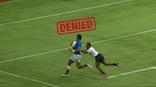 DENIED! Rugby's BEST Try Saving Tackles 🚫