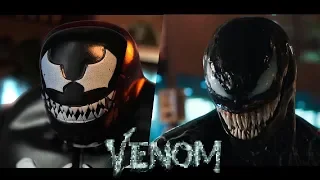 VENOM - Official trailer in LEGO - side by side version