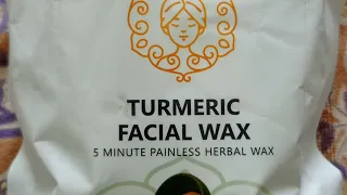 5 minutes കൊണ്ട് മുഖത്തെ hair എല്ലാം പോയി😳🥰👍#Turmeric facial wax #youtube #viral