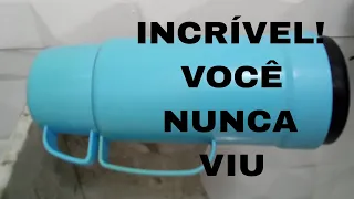 IMPERDÍVEL/2 IDÉIAS COM GARRAFA TERMICA DO LIXO AO LUXO/BY Socorro Rodrigues #viral #artesanatos