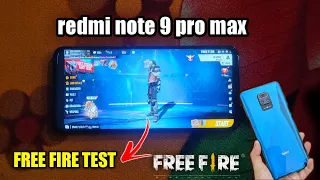 Free Fire redmi note 9 pro max full gameplay test || free fire review in redmi note 9 pro max | buy?