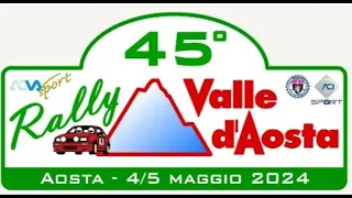 45°Rally Valle d'Aosta 2024 OBC PORLIOD-MACORI ps 1 1'TEMPO ASSOLUTO by Ferrario