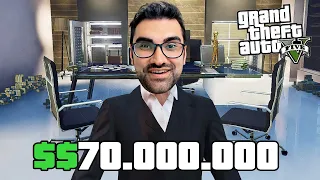 GTA 5 GRAND RP $70.000.000 OFİS KURDUM ! OFİS İLE NASIL PARA KAZANILIR ?