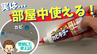 【カビ取り】壁紙に生えたカビを簡単に落とす方法！～ゴムパッキン用カビキラーの使い方《応用編》～