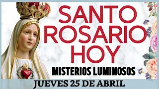 ✅ROSARIO HOY 📿Oracion Catolica oficial ala Virgen María JUEVES 25 DE ABRIL DE 2024 FE CATOLICA