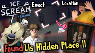 Found Lis Hidden Candy Room Location Whereas Upcoming In Ice Scream 7 || Ice Scream 7 Leaks