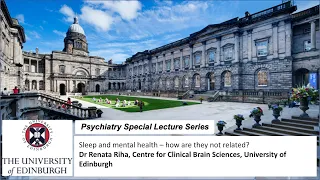 Special Lecture Series with Dr Renata Riha