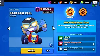 Racing Into Combat as Road Rage Carl - BrawlStars